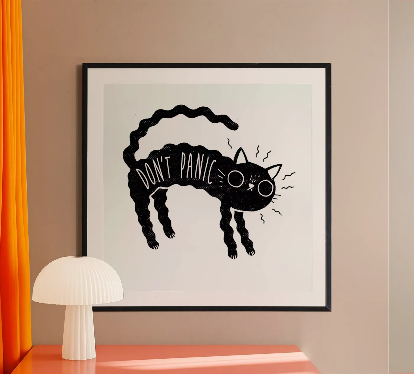 Don't Panic poster van DinoMike