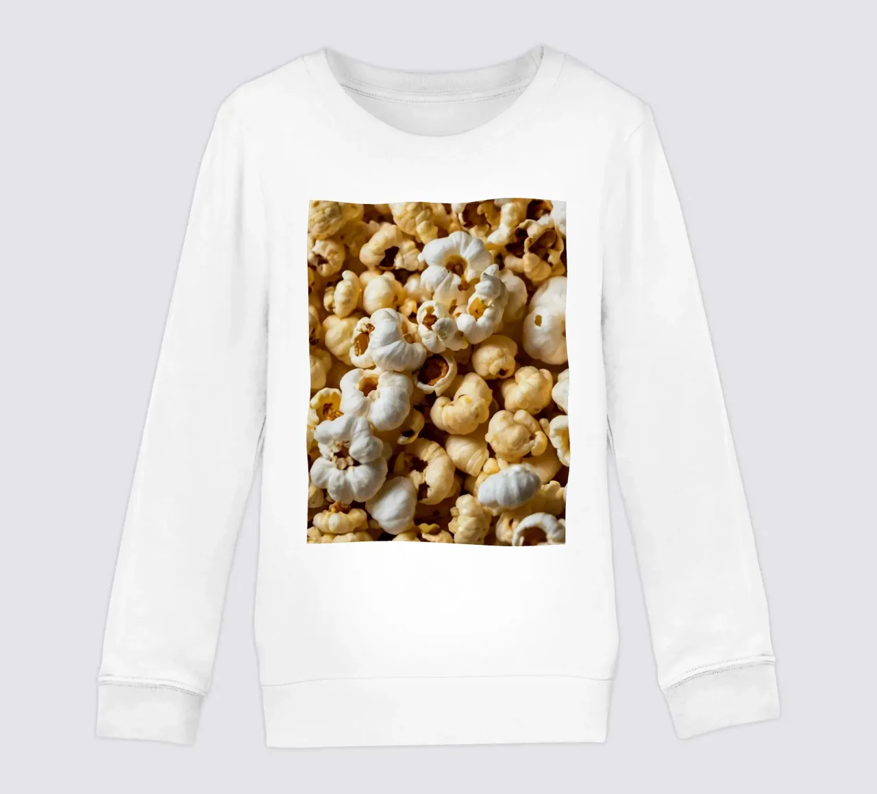 Popcorn appena sfornati in una vista ravvicinata felpa bambino da DesignDoodle