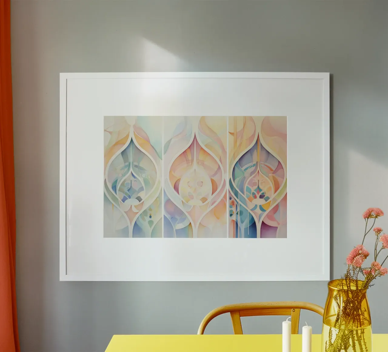 Arte da parete di Imagine poster con telaio in alluminio da Imagine