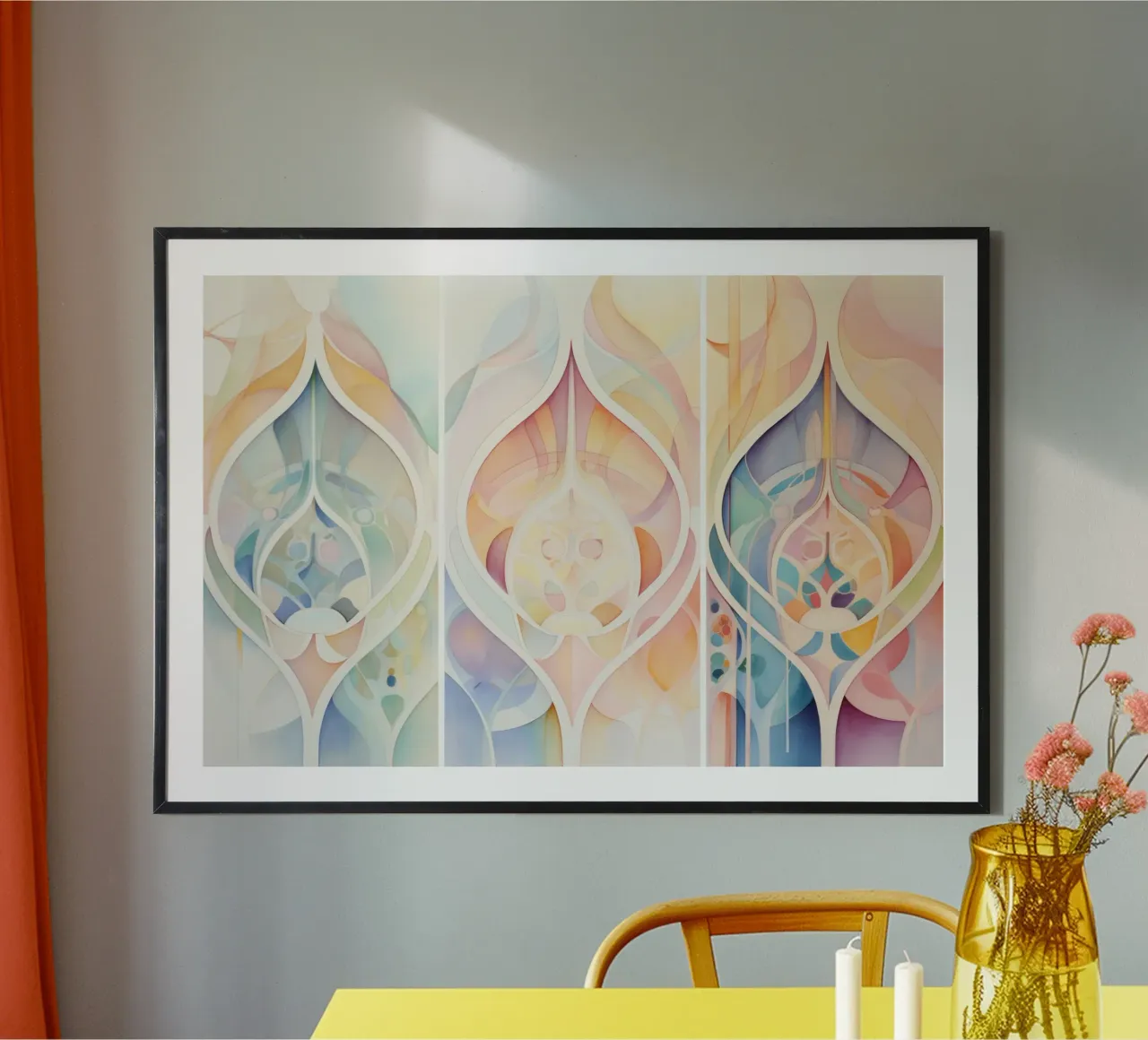 Arte da parete di Imagine poster con telaio in alluminio da Imagine