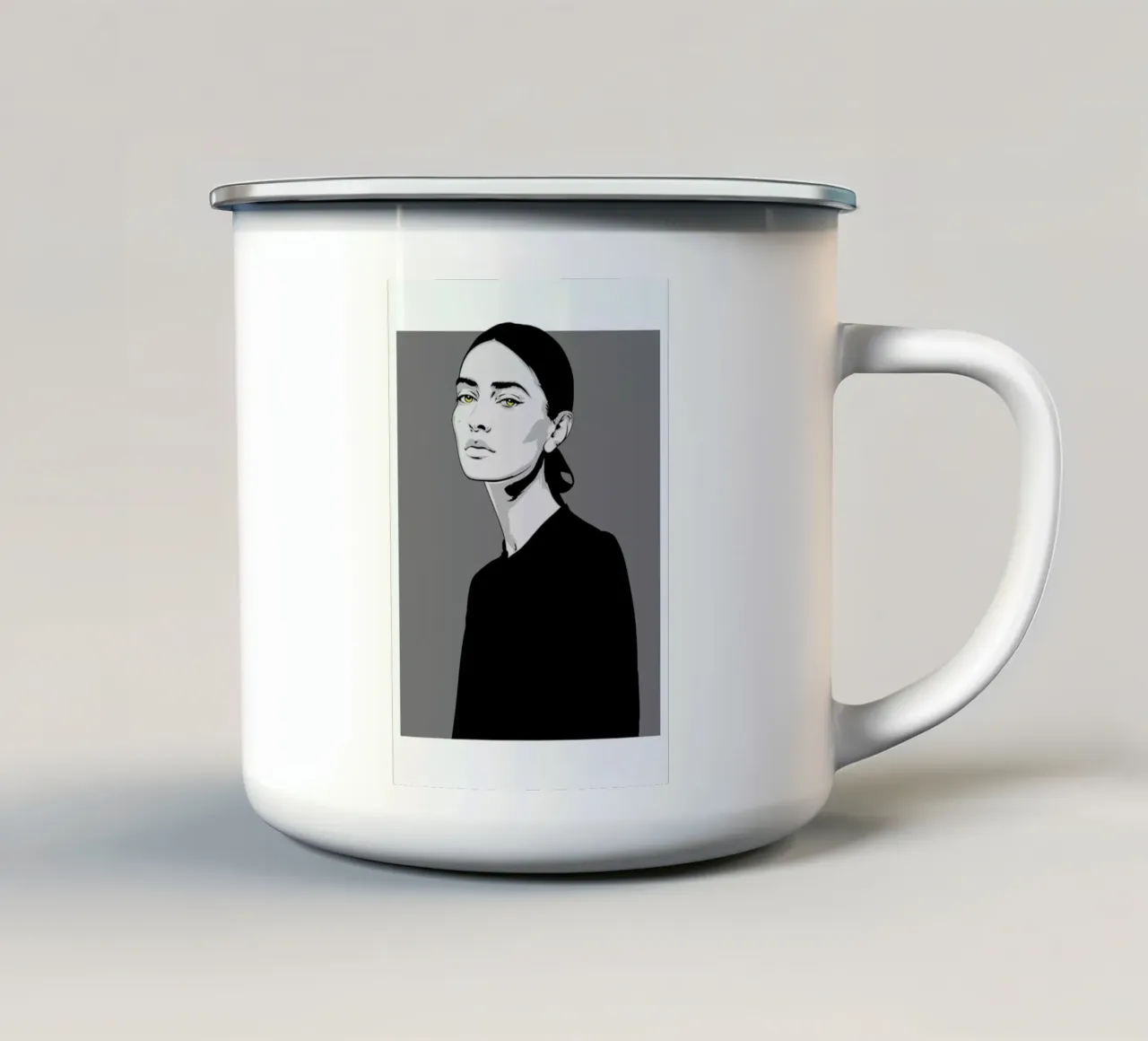CV 05 enamel mug by Cranio Dsgn
