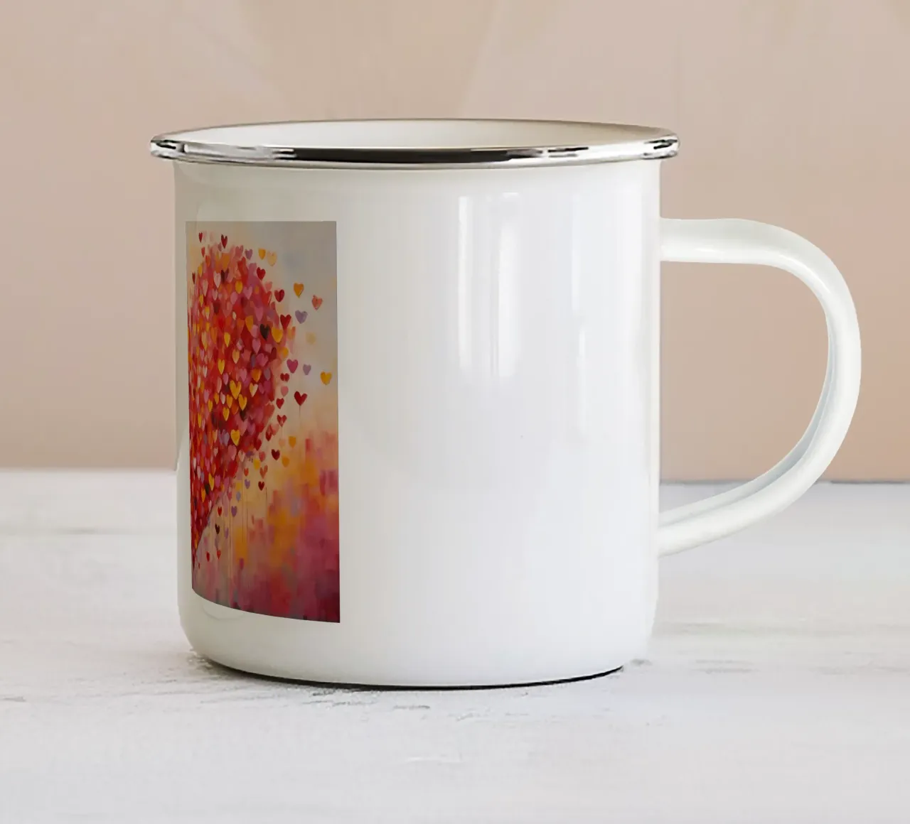 Hart tazza in smalto da Imagine