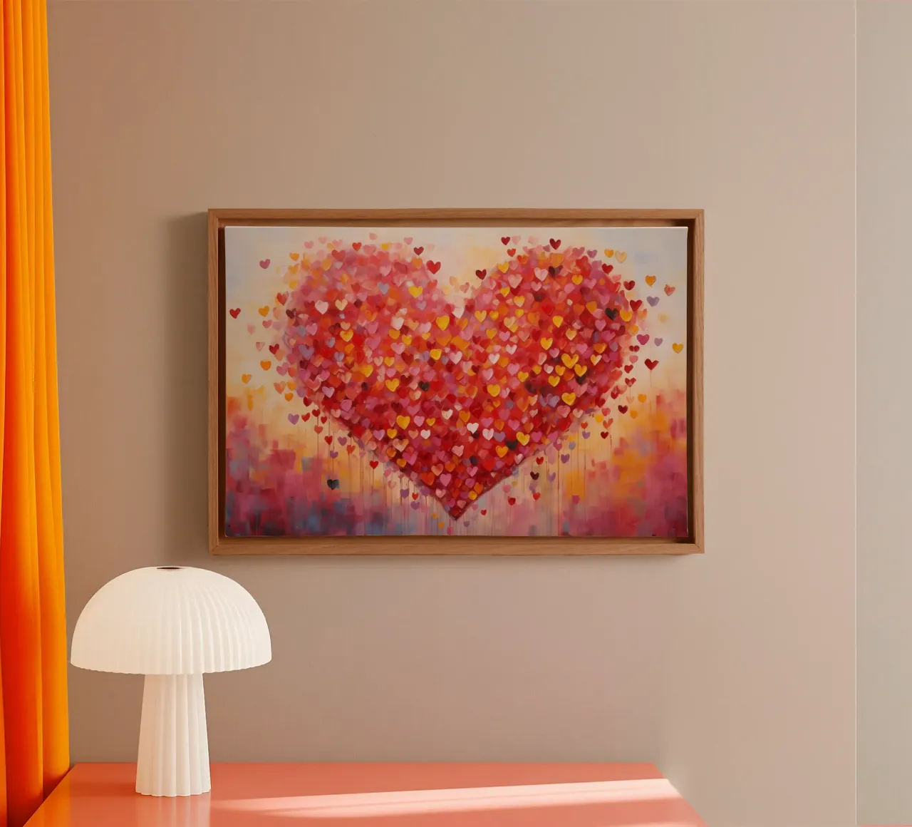 Hart canvas by Imagine