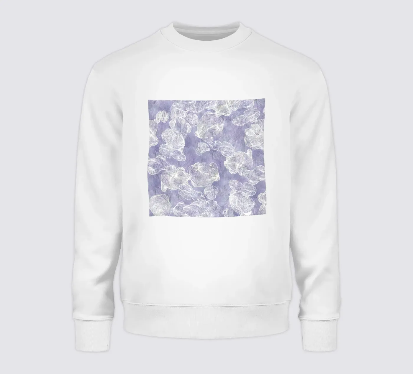 ghost shells sweatshirt by Giulio Iurissevich