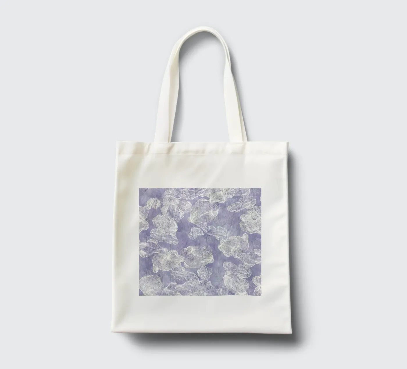 ghost shells tote bag by Giulio Iurissevich