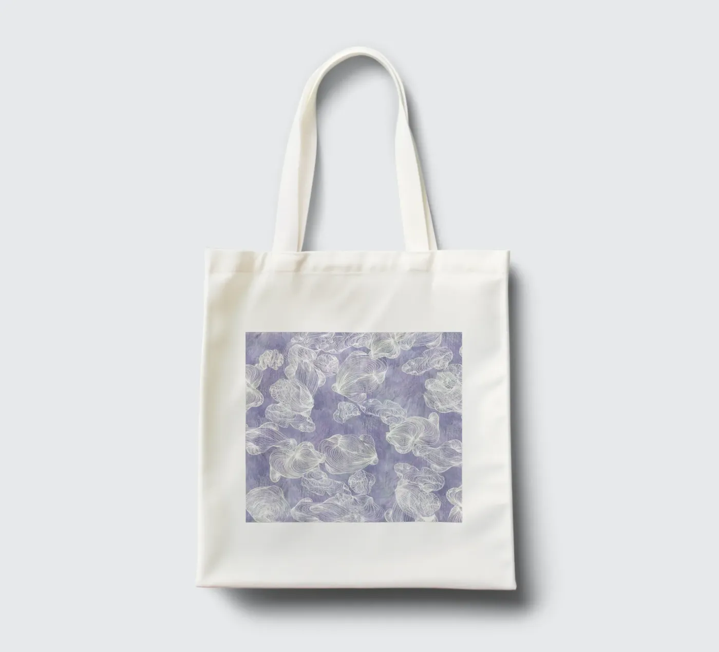 ghost shells tote bag by Giulio Iurissevich