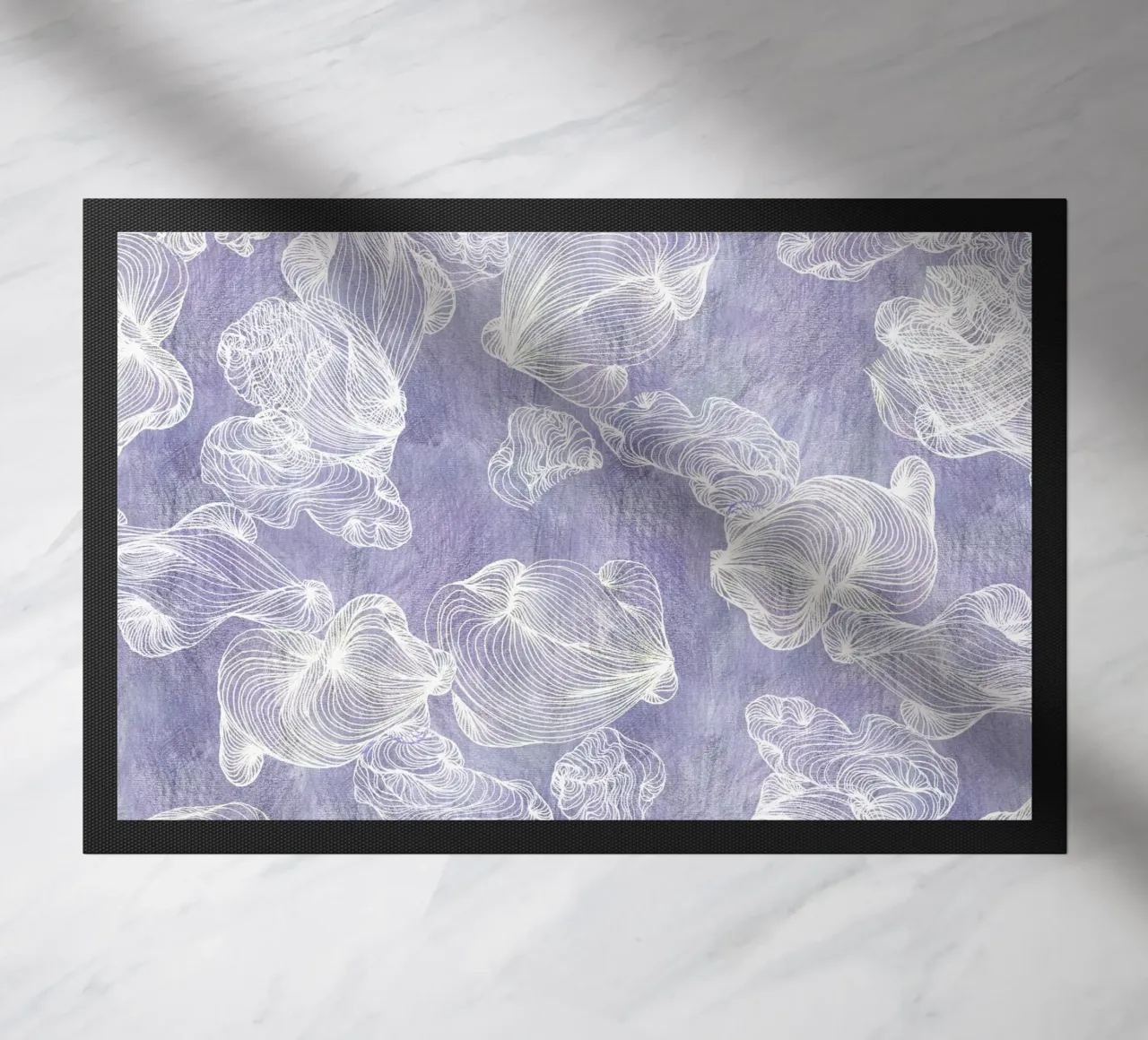 ghost shells doormat by Giulio Iurissevich