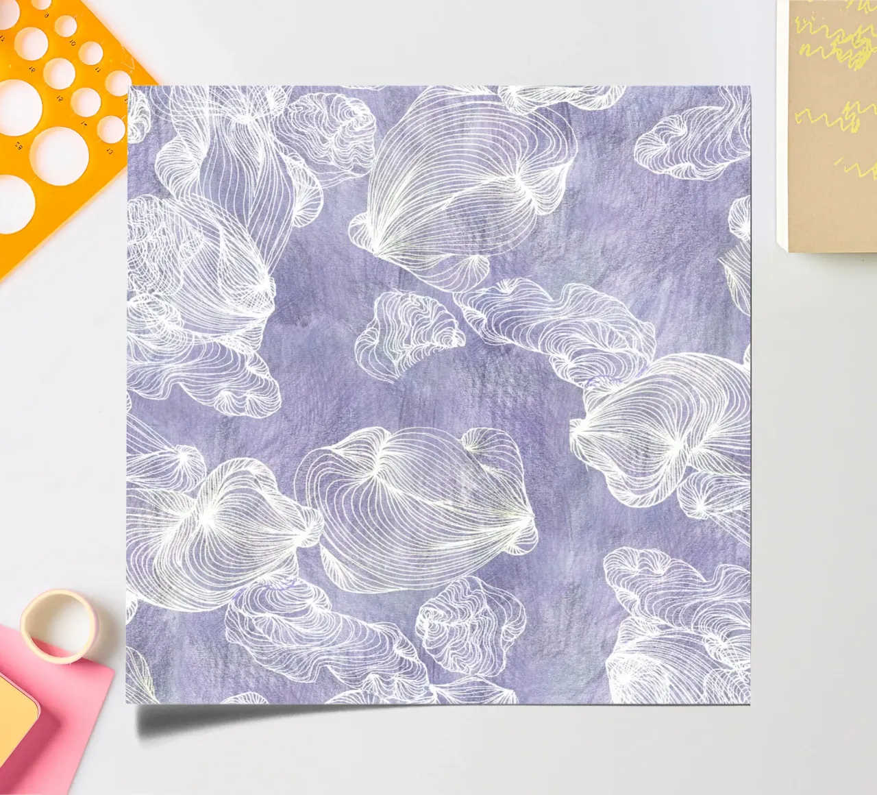 ghost shells sticker sheet by Giulio Iurissevich