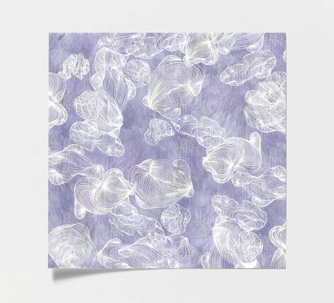 ghost shells stickervel van Giulio Iurissevich