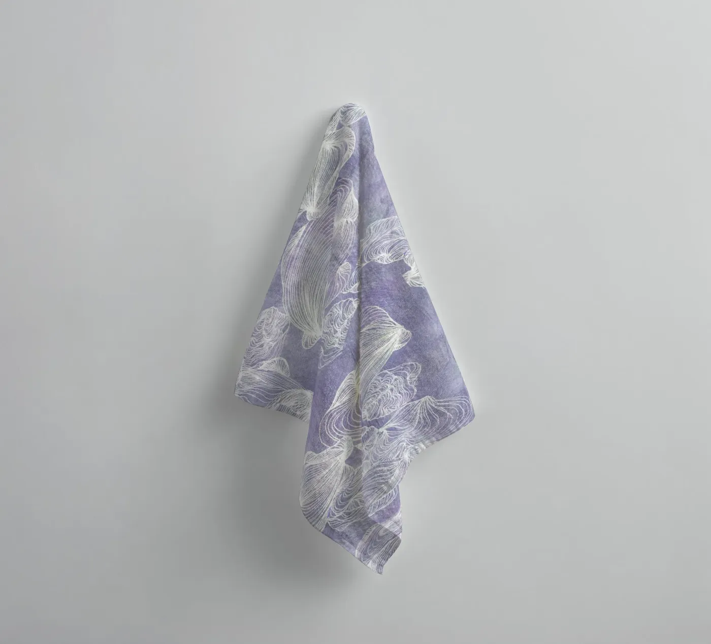ghost shells towel by Giulio Iurissevich