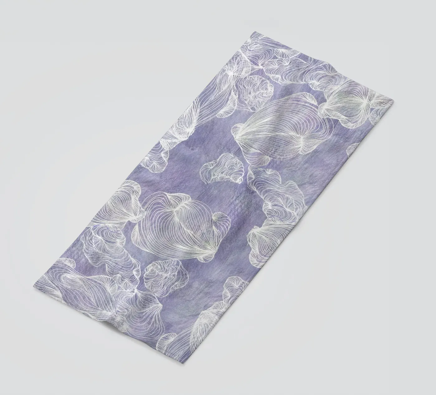 ghost shells beach towel by Giulio Iurissevich