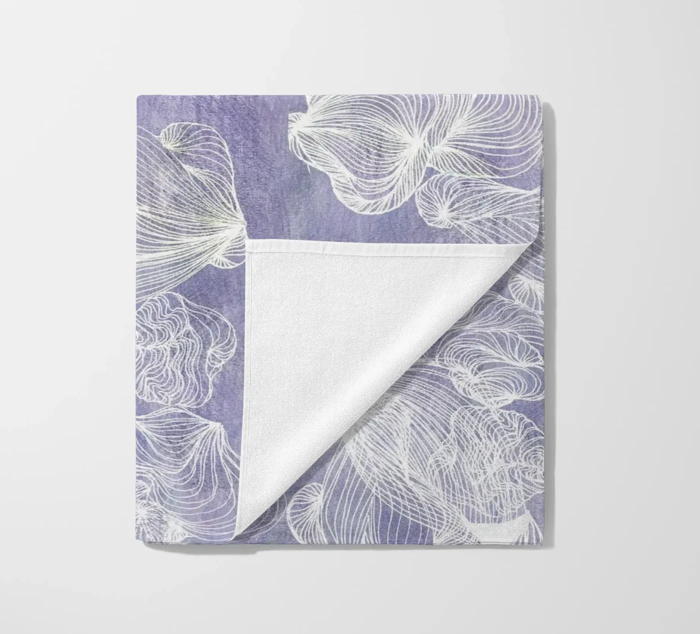 ghost shells beach towel by Giulio Iurissevich