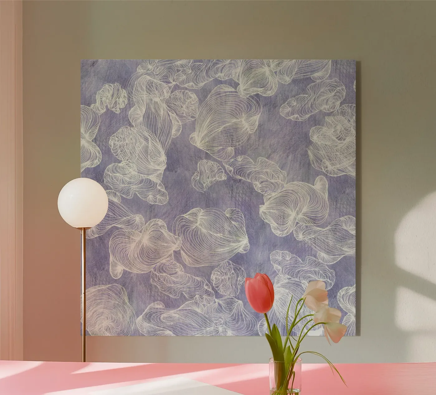 ghost shells acryl van Giulio Iurissevich