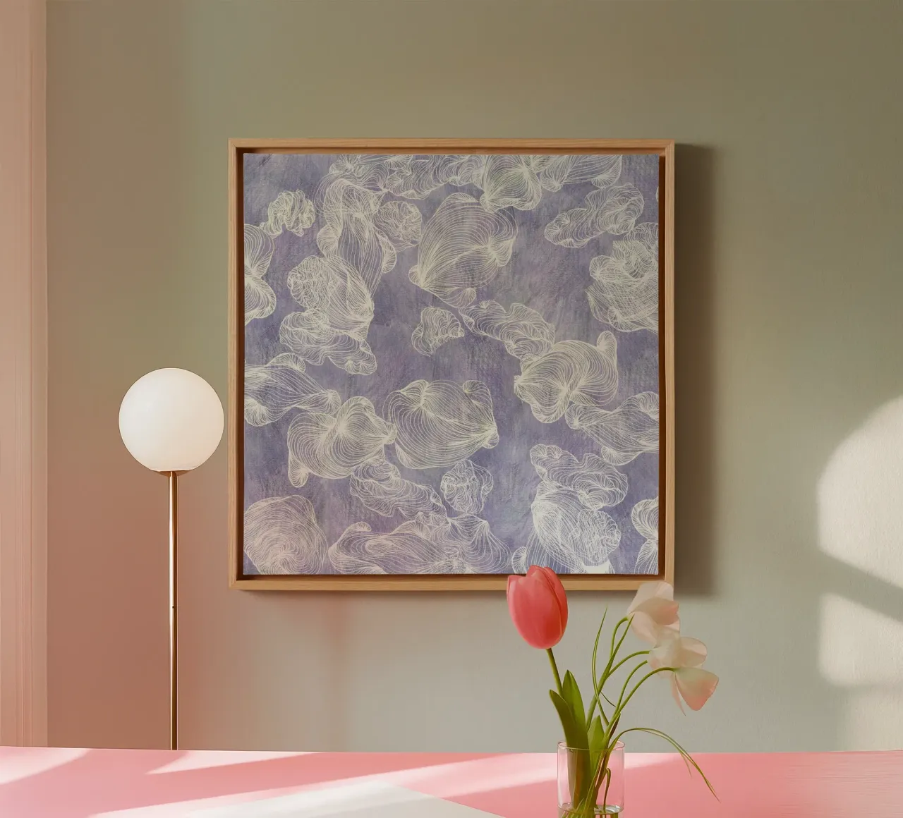 ghost shells canvas by Giulio Iurissevich