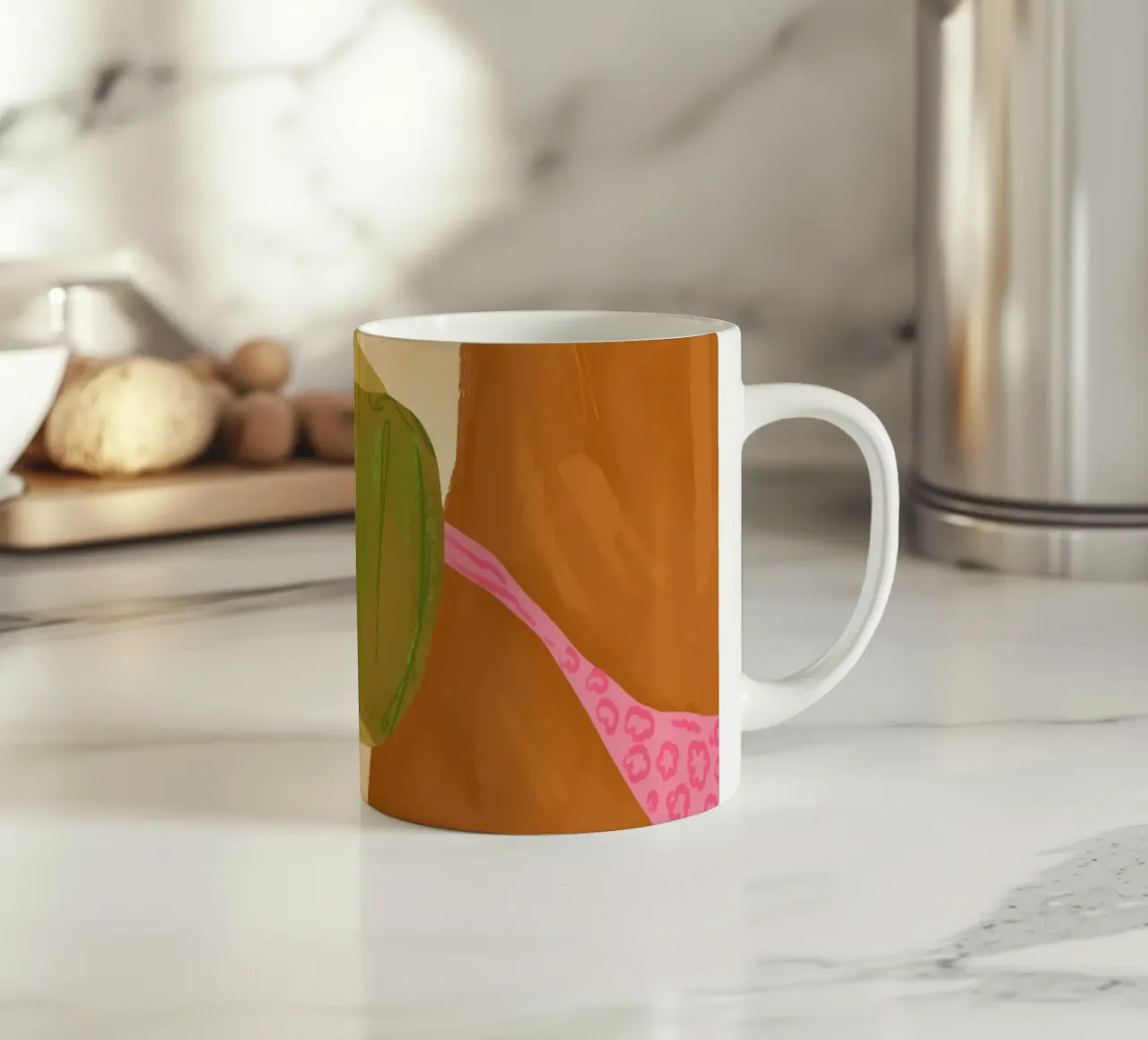 Solo io e la mia noce di cocco in una giornata di sole tazza in ceramica da Kintsugi99