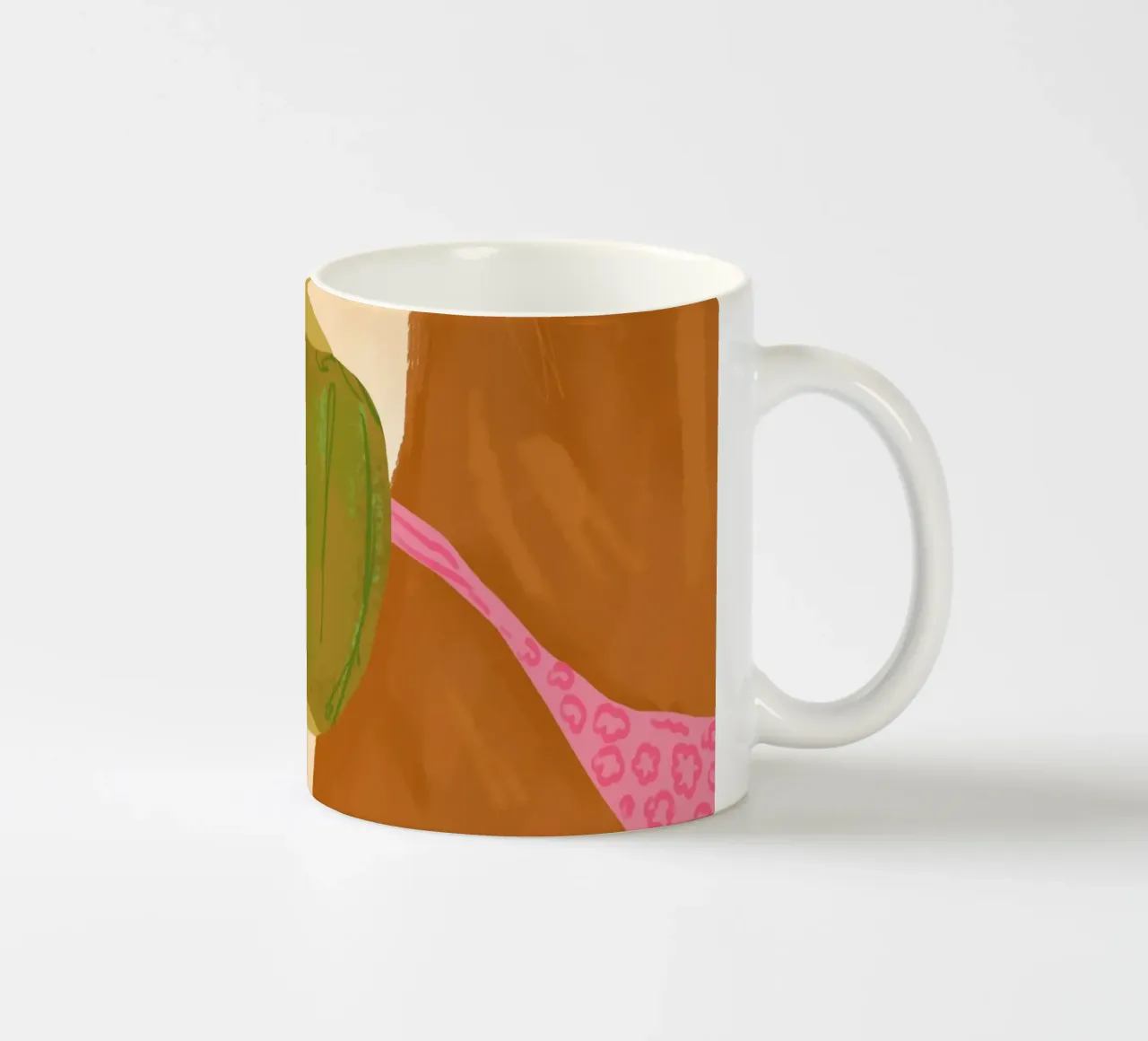 Solo io e la mia noce di cocco in una giornata di sole tazza in ceramica da Kintsugi99