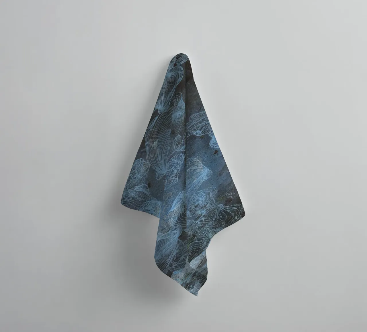 azure towel by Giulio Iurissevich