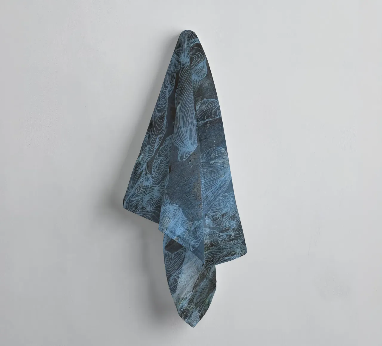 azure towel by Giulio Iurissevich