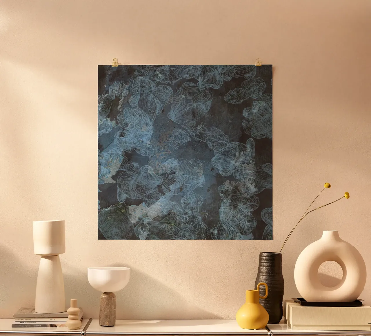 azzurro poster da Giulio Iurissevich