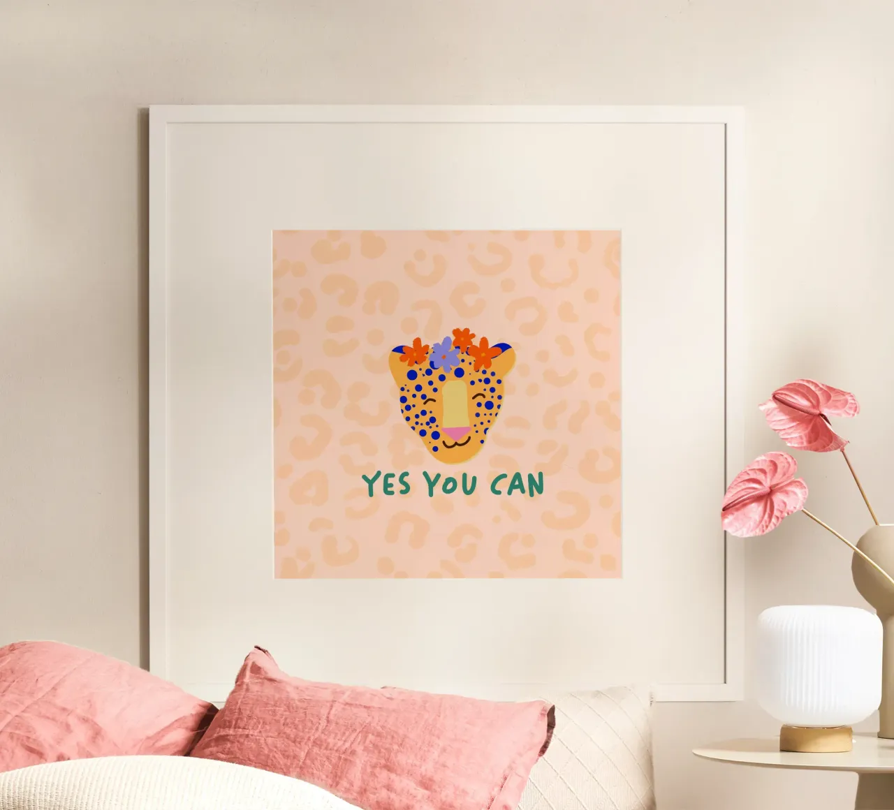 Sì, Leopard 3 poster da Julia Reyelt