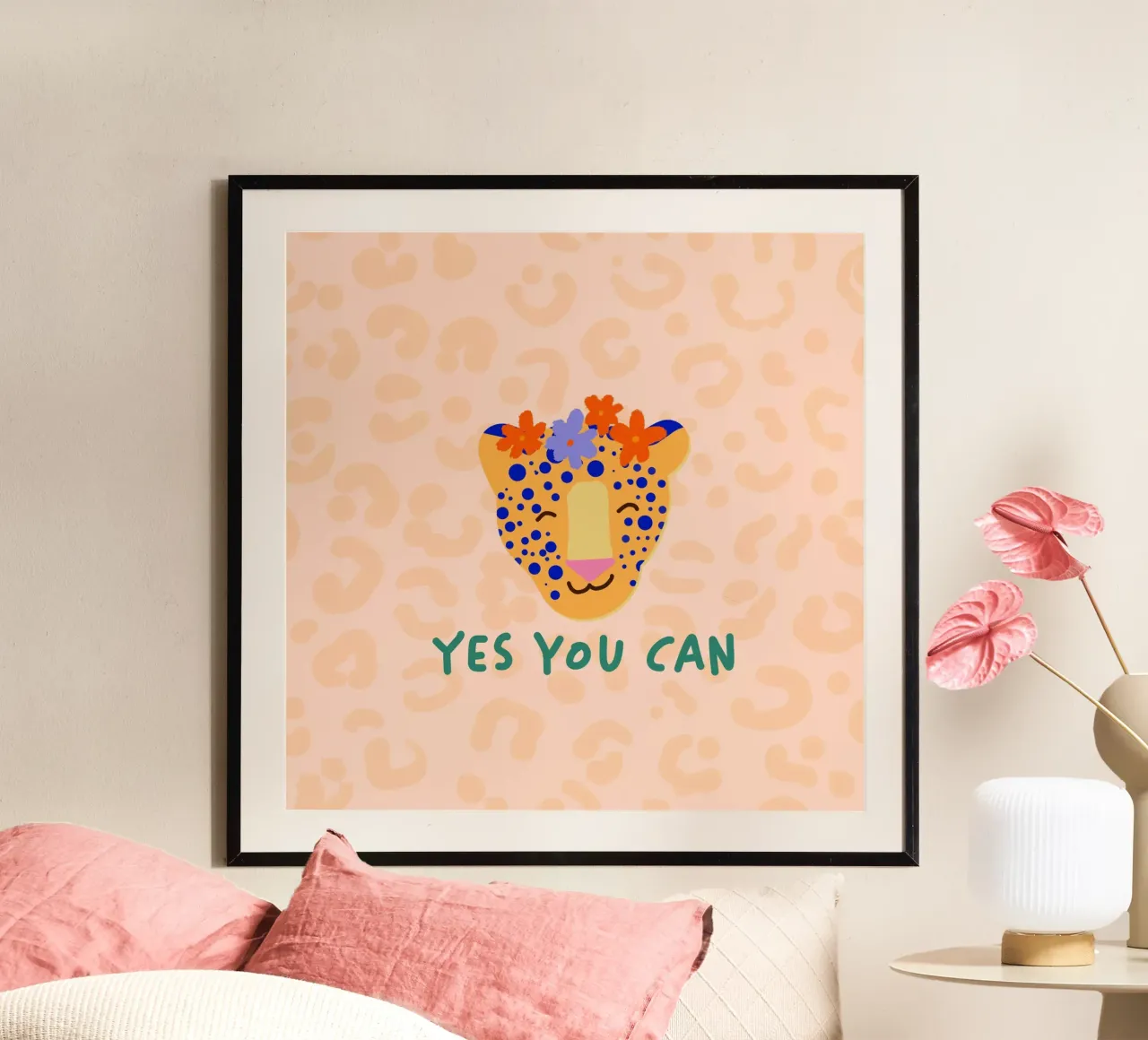 Sì, Leopard 3 poster da Julia Reyelt