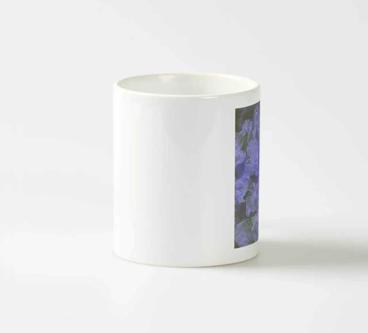 blu tazza in ceramica da Giulio Iurissevich