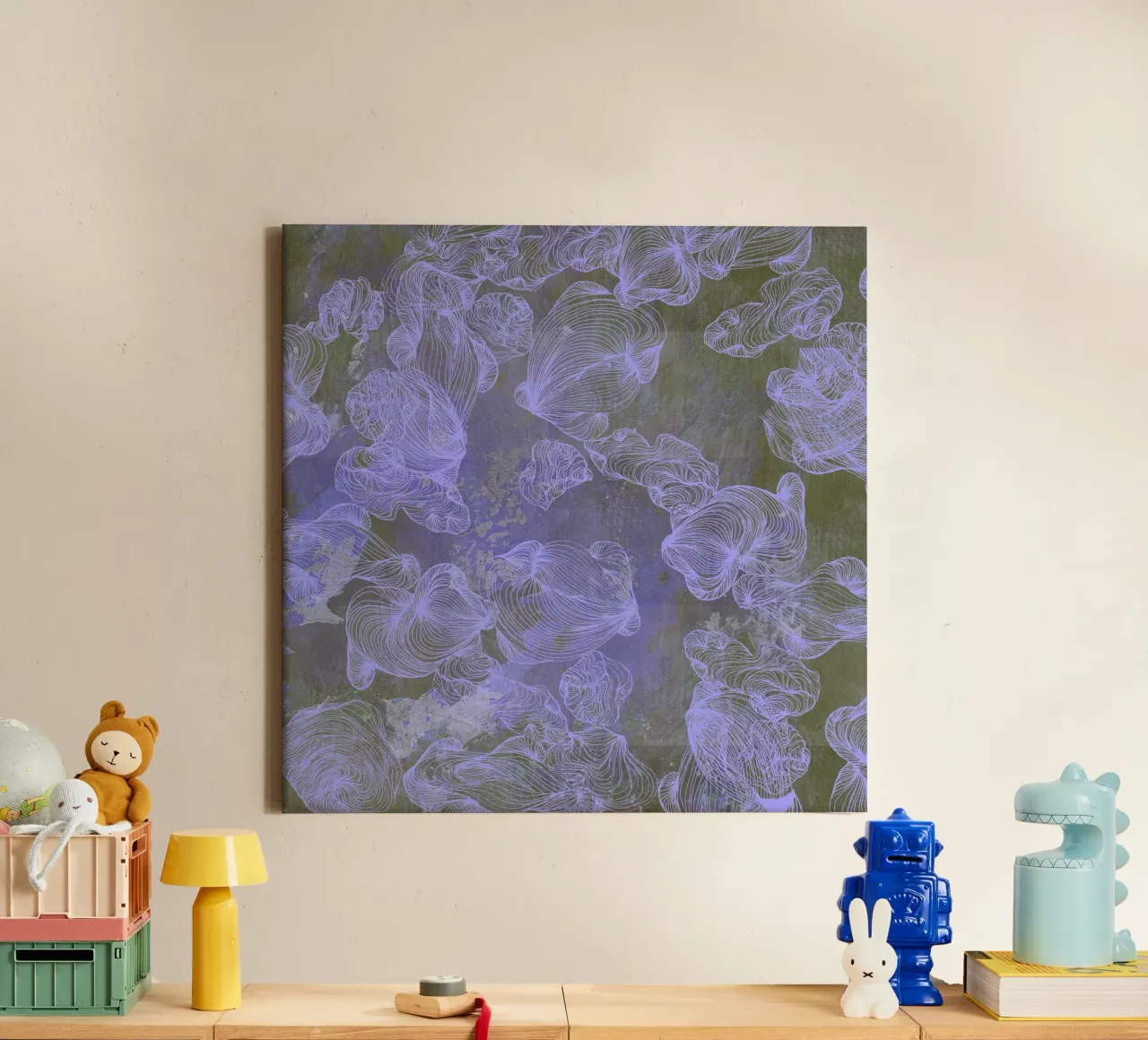 blu tela da Giulio Iurissevich