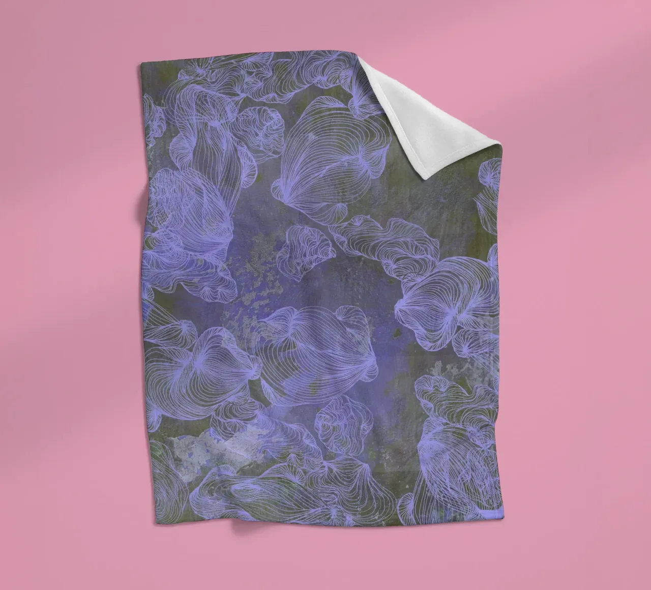 blu Fleecedecke von Giulio Iurissevich