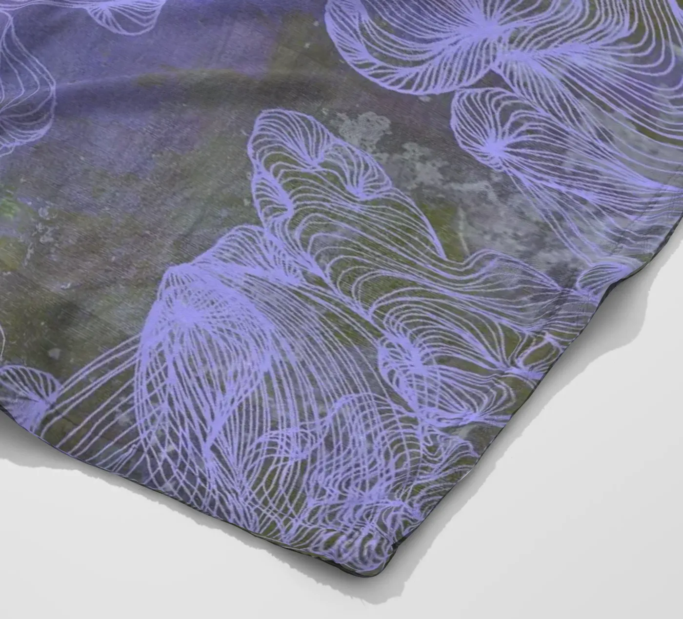 blu plaid polaire de Giulio Iurissevich