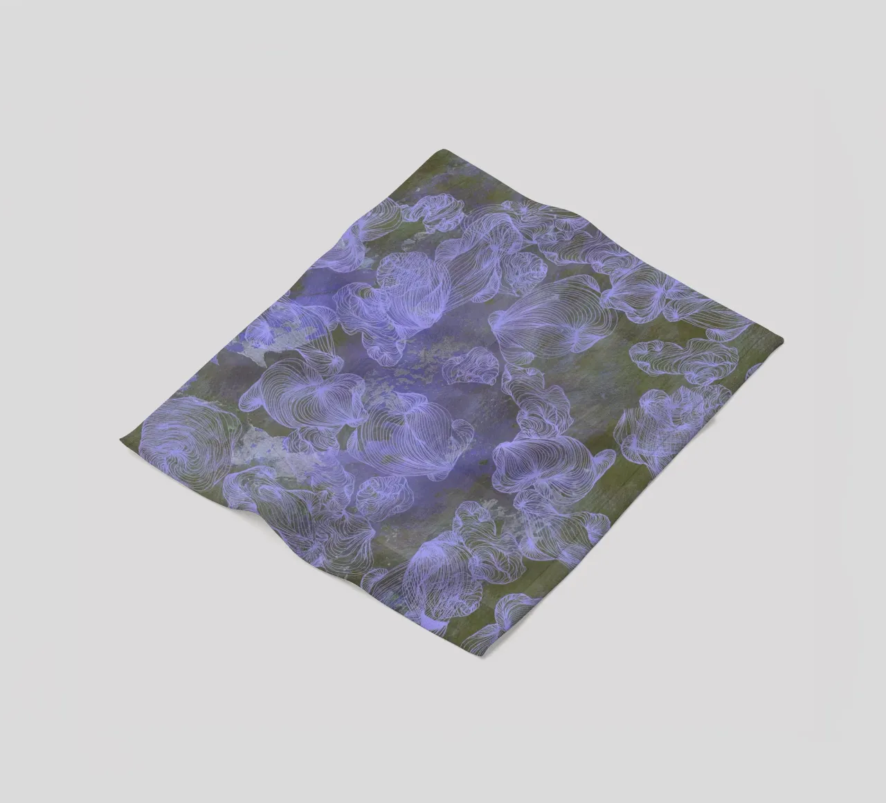 blu Fleecedecke von Giulio Iurissevich