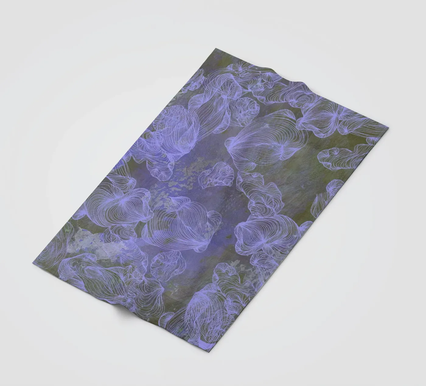 blu coperta in pile da Giulio Iurissevich