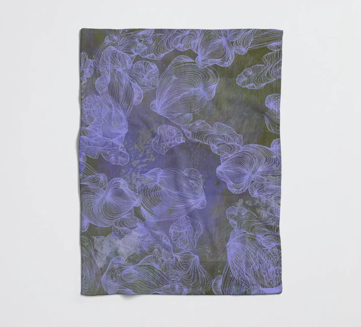 blu plaid polaire de Giulio Iurissevich