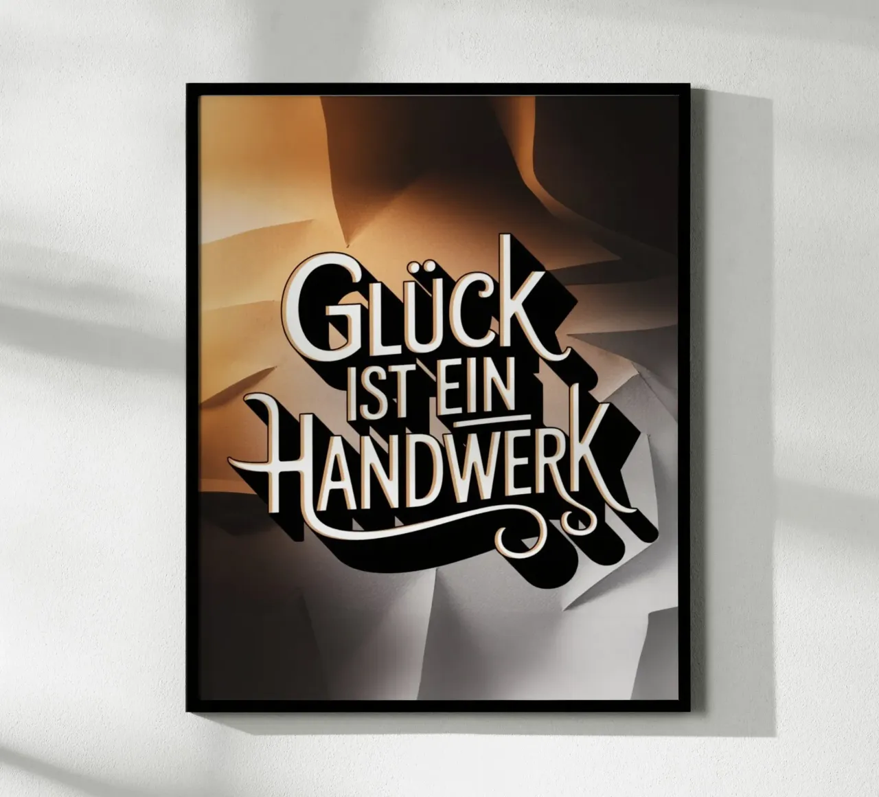 Glück ist ein Handwerk carta hahnemühle da Aphorismiker