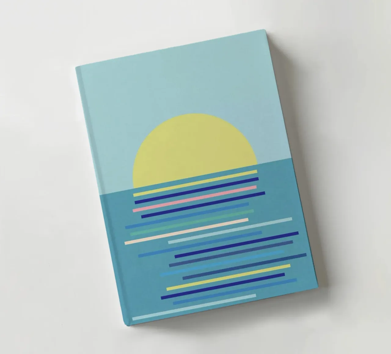 Sunrise In Ahrenshoop notebook by Rosi Feist
