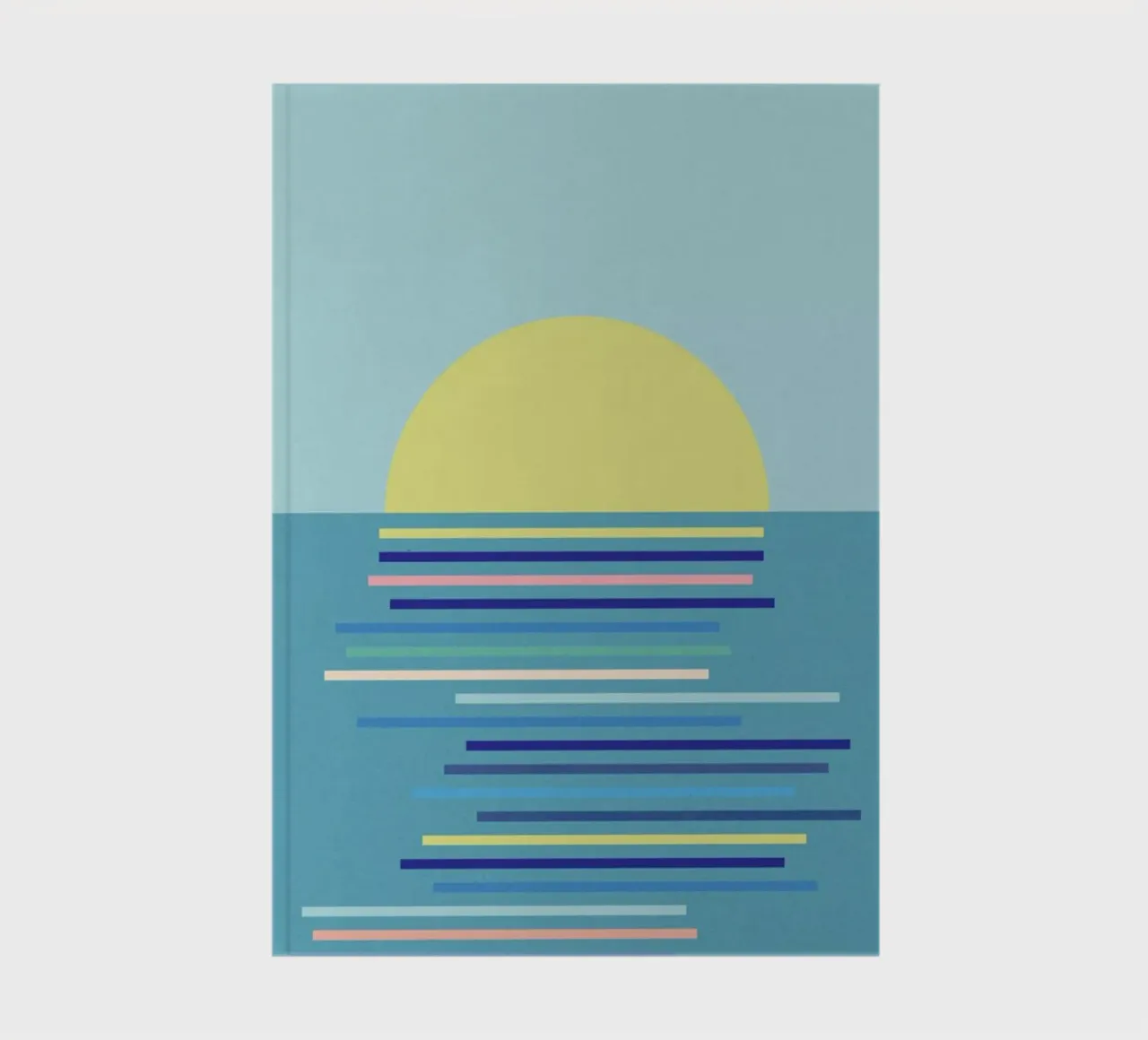 Sunrise In Ahrenshoop notebook by Rosi Feist