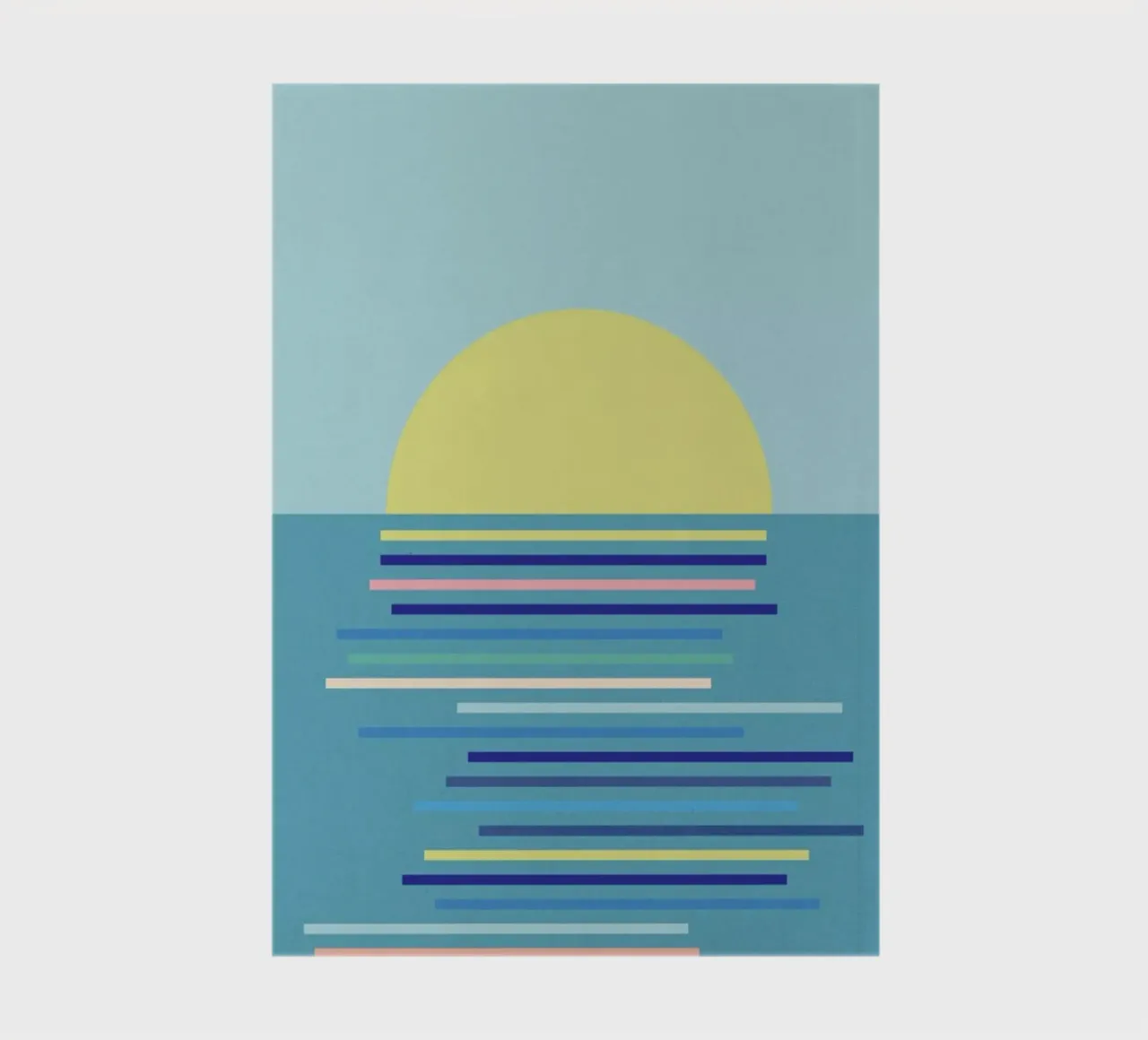 Sunrise In Ahrenshoop notebook by Rosi Feist