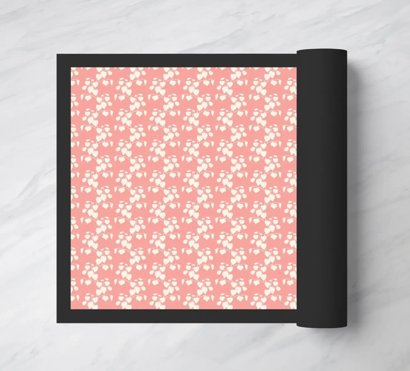Botanic Shades Pattern - Pink doormat by MoonlightPrint