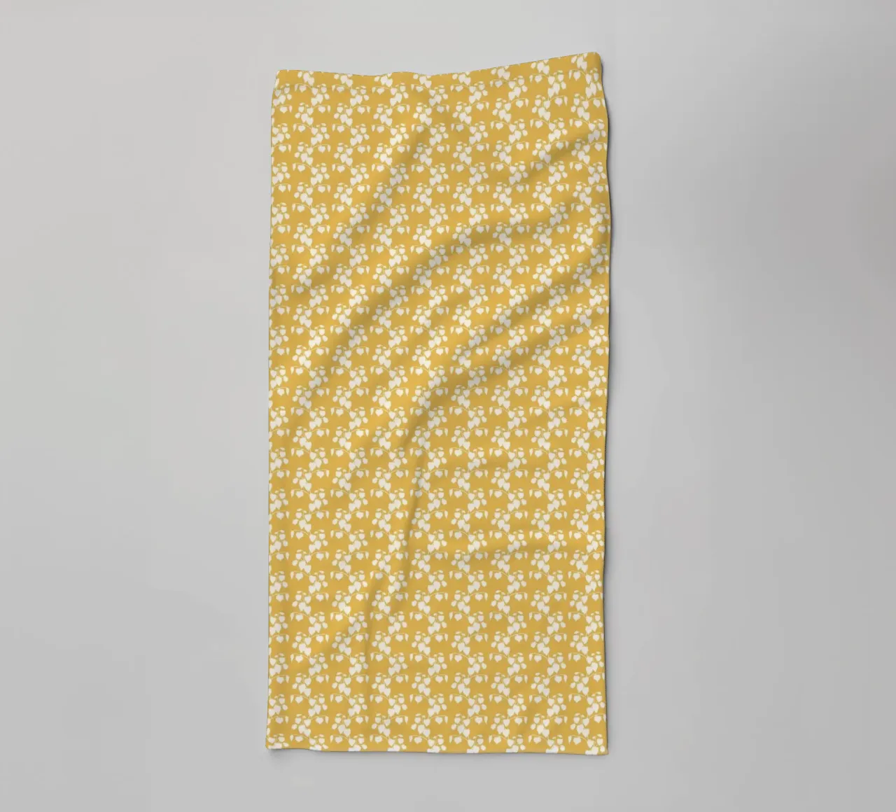 Motif Botanic Shades - Jaune d'or serviette de bain de MoonlightPrint