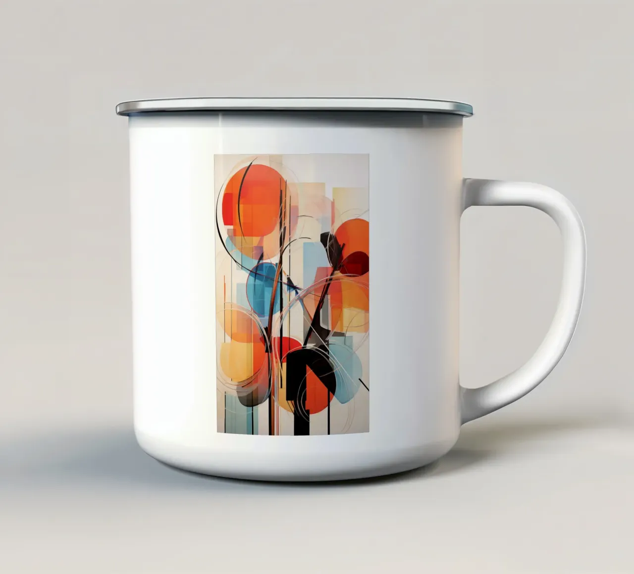 Arte da parete di Imagine tazza in smalto da Imagine