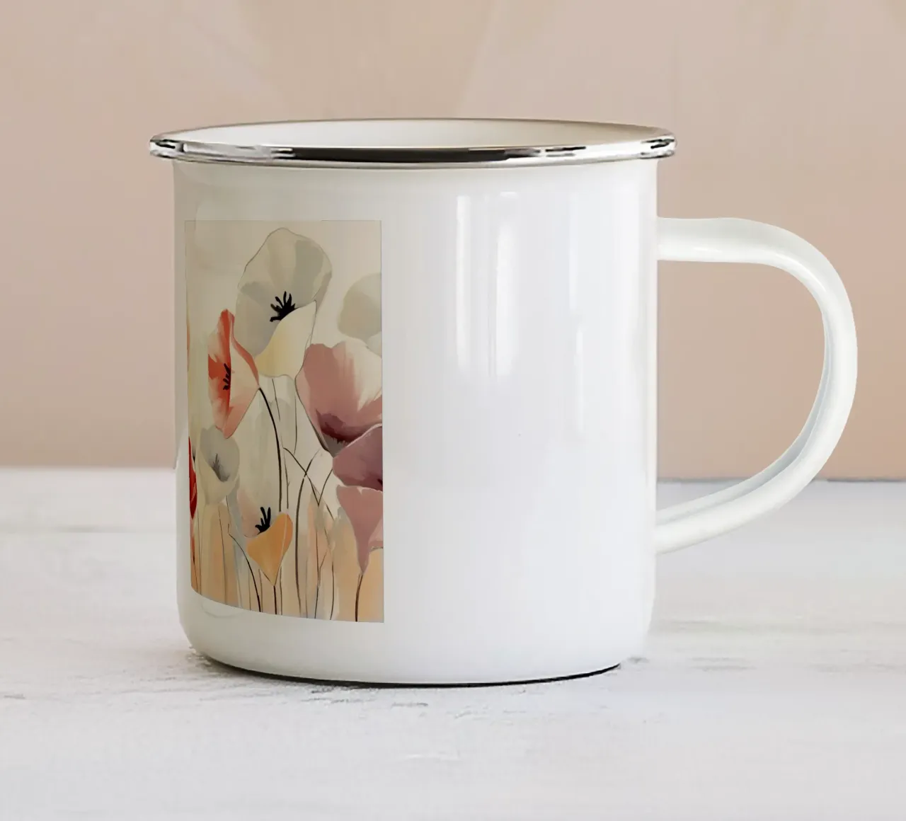 Klaprozen tazza in smalto da Imagine