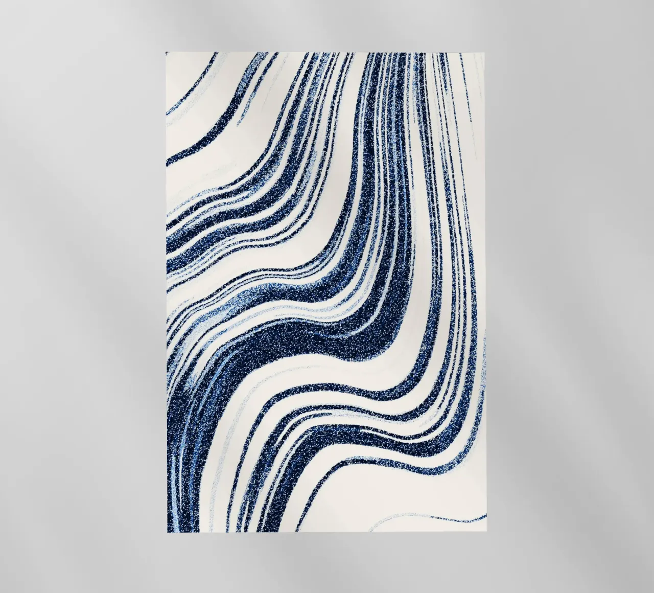 Strukturierter Marmor Indigoblau Backlit Folie von SilverPegasus