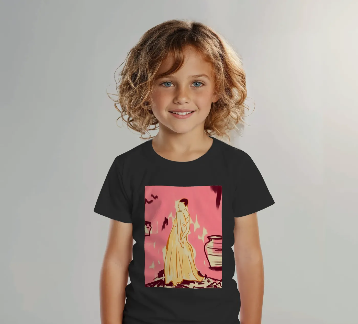 Camera rosa t-shirt bambini da Kintsugi99