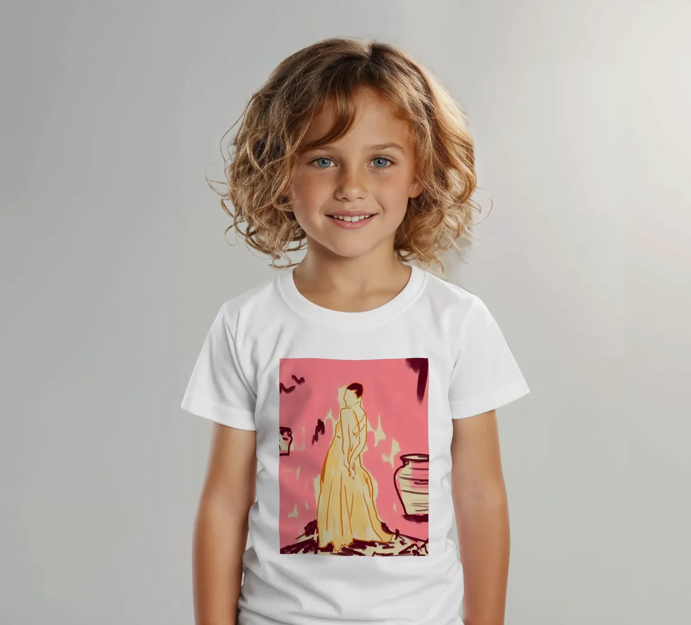 Camera rosa t-shirt bambini da Kintsugi99