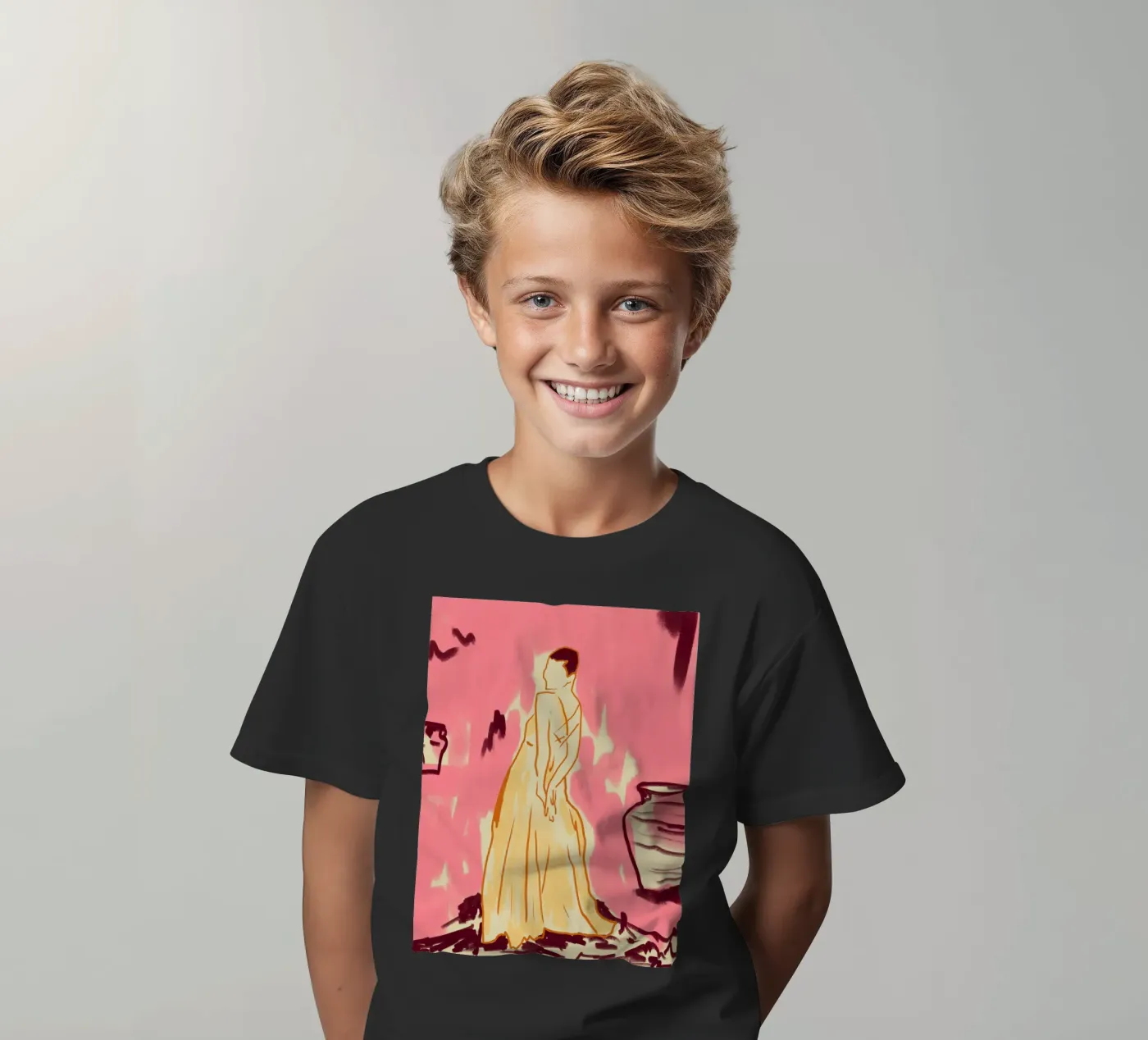 Camera rosa t-shirt bambini da Kintsugi99