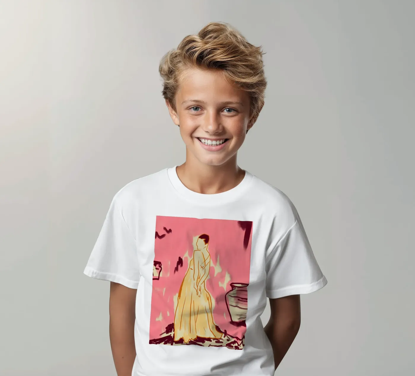 Camera rosa t-shirt bambini da Kintsugi99