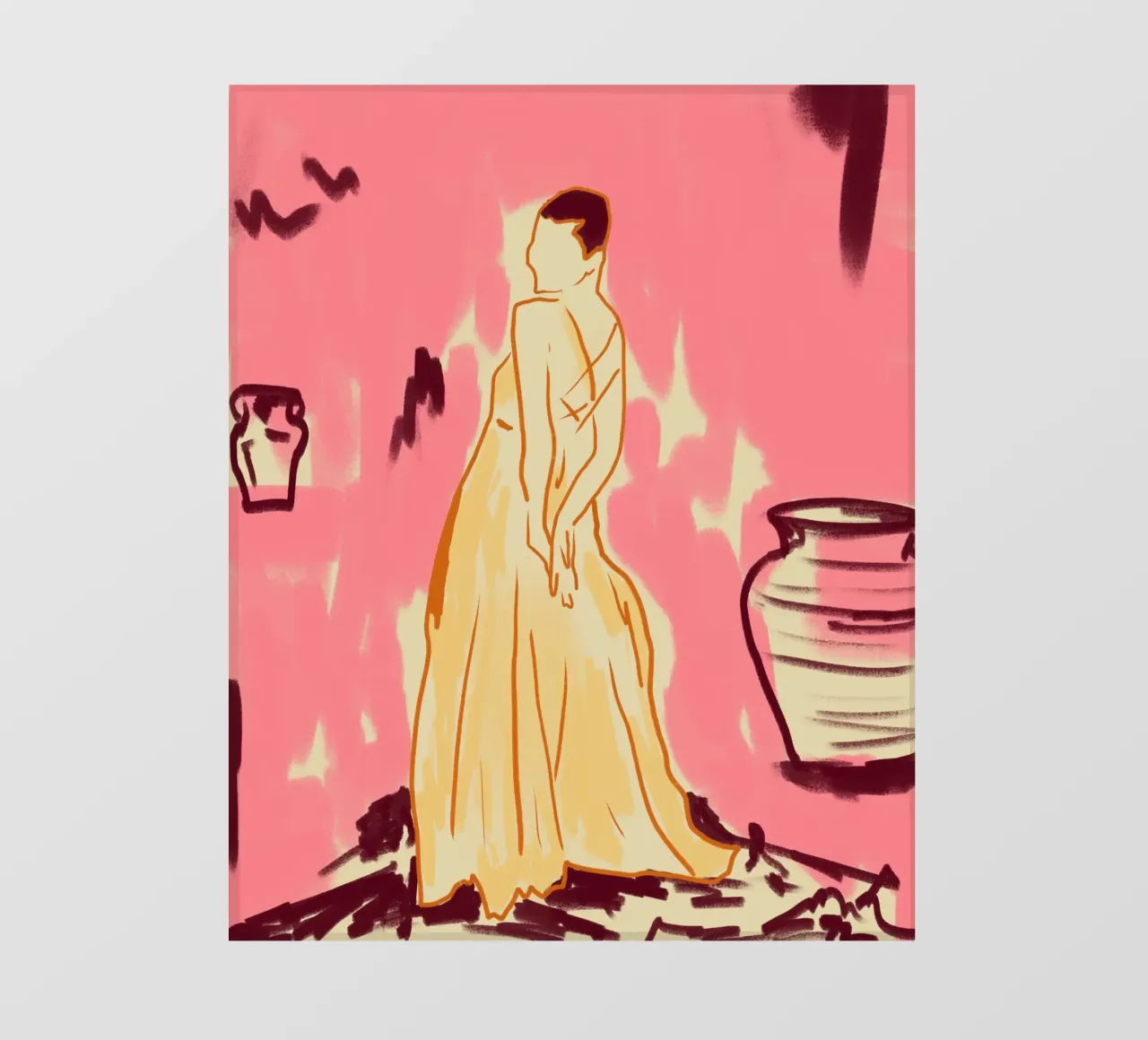 Camera rosa pellicola backlit da Kintsugi99