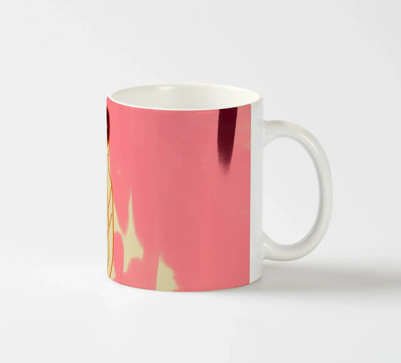Camera rosa tazza in ceramica da Kintsugi99