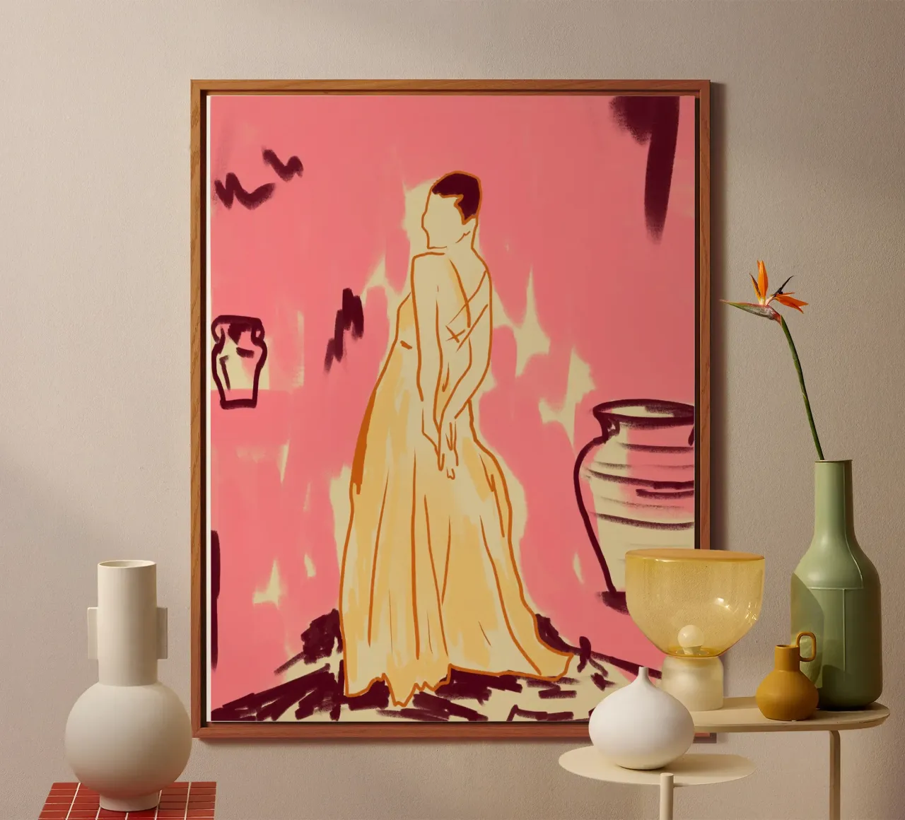 Camera rosa pannello forex da Kintsugi99