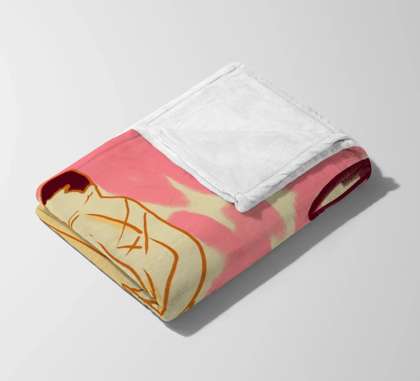 Camera rosa coperta in pile da Kintsugi99