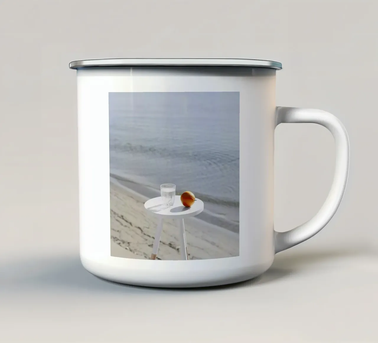 George Griefy - Orange tazza in smalto da George Griefy